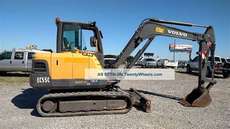 2012 volvo ec55c mini excavator|Volvo Brochure Compact Excavator EC55C English.